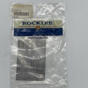 NEW Vintage Rockler Pocket Rule 3"x2" Woodworking and Hardware Ruler